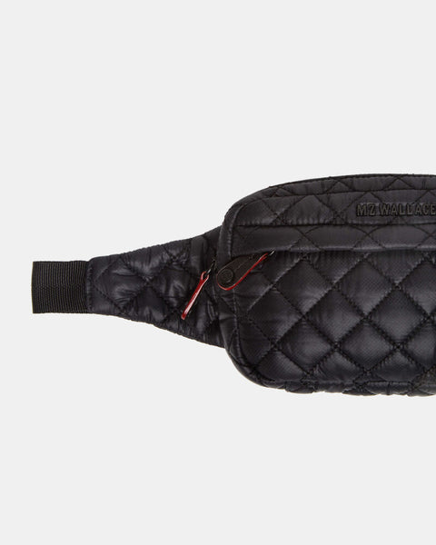 MZ Wallace Metro Belt Bag - Quilted Black