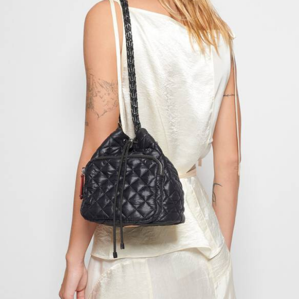 MZ Wallace Crosby Convertible Quilted Shoulder Bag