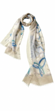 Verona Cashmere Scarf in Alabaster