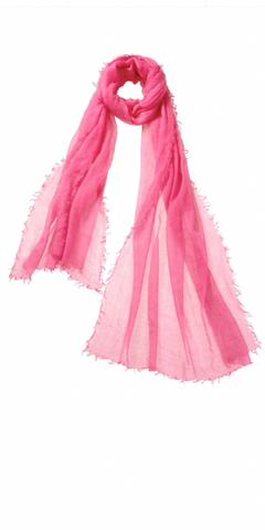 Alta Featherweight Cashmere Scarf in Rose