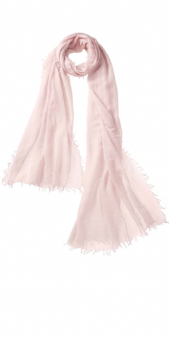 Alta Featherweight Cashmere Scarf in Chalk Pink