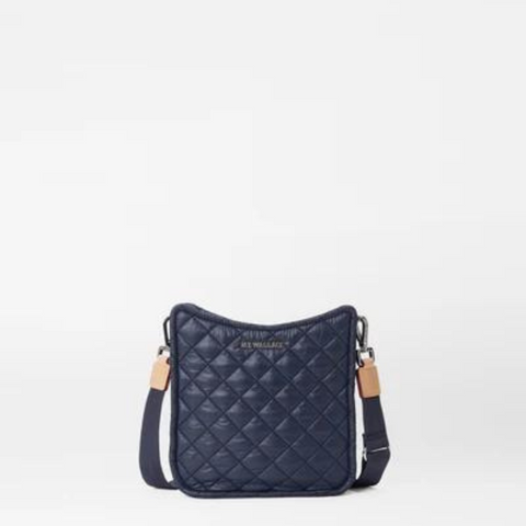 MZ Wallace Small Metro Box Crossbody in Navy Dawn