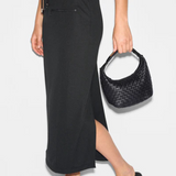 MZ Wallace Mini Woven Hobo in Black