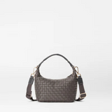 MZ Wallace Mini Woven Hobo in Magnet