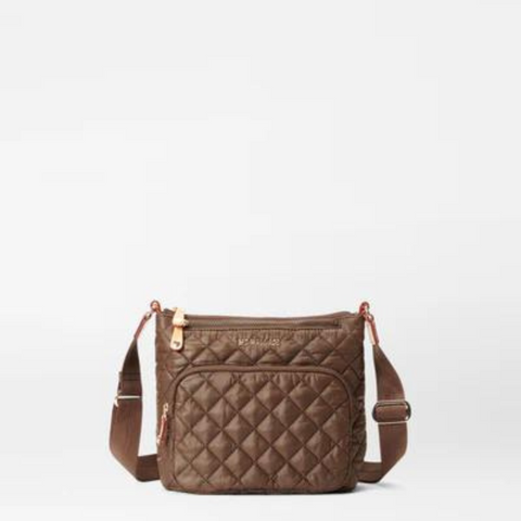 MZ Wallace Metro Scout Crossbody Deluxe in Walnut