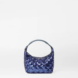 MZ Wallace Mini Hobo Sapphire Sequin