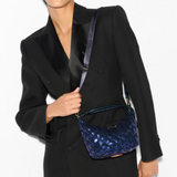 MZ Wallace Mini Hobo Sapphire Sequin