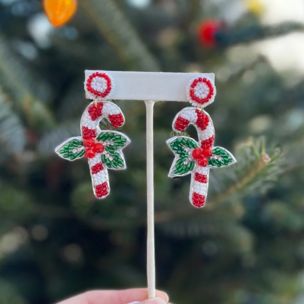 Candy Cane Earrings