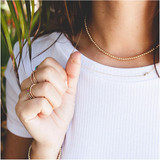 Gold Filled 3MM Beaded Necklace