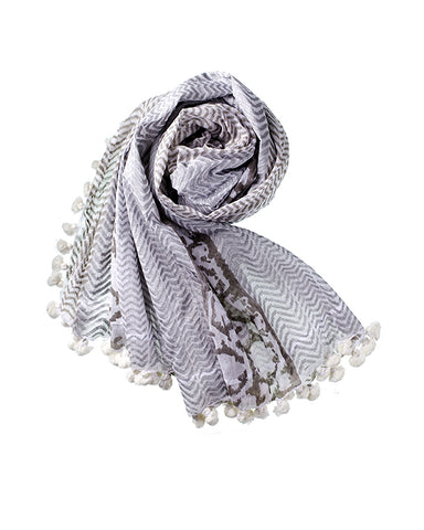 Maasi Dupatta in Greys